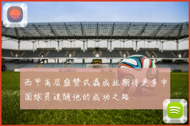 西甲高层盛赞武磊成就期待更多中国球员追随他的成功之路